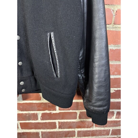 Vintage 90s Bad Boy Club Bomber Jacket Life’s A Beach California USA Adult Large - Picture 10 of 11